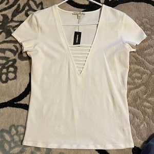 NEW EXPRESS One Eleven women’s V-neck shirt size Large